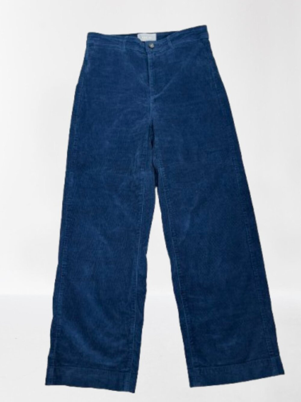 Everlane Women's Corduroy High Rise Wide leg Pants Size 8 in Dark Teal - Picture 2 of 8